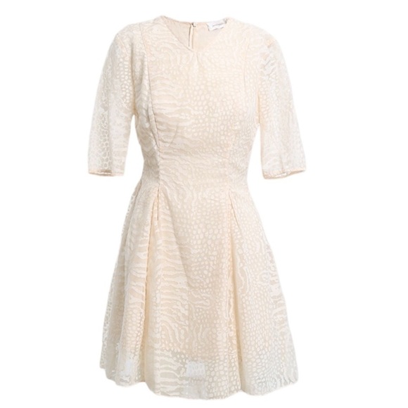 Zimmermann Dresses & Skirts - ZIMMERMANN Rising Snake Sun Dress in Porcelain Size 2 US 8